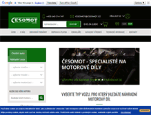 Tablet Screenshot of cesomot.cz